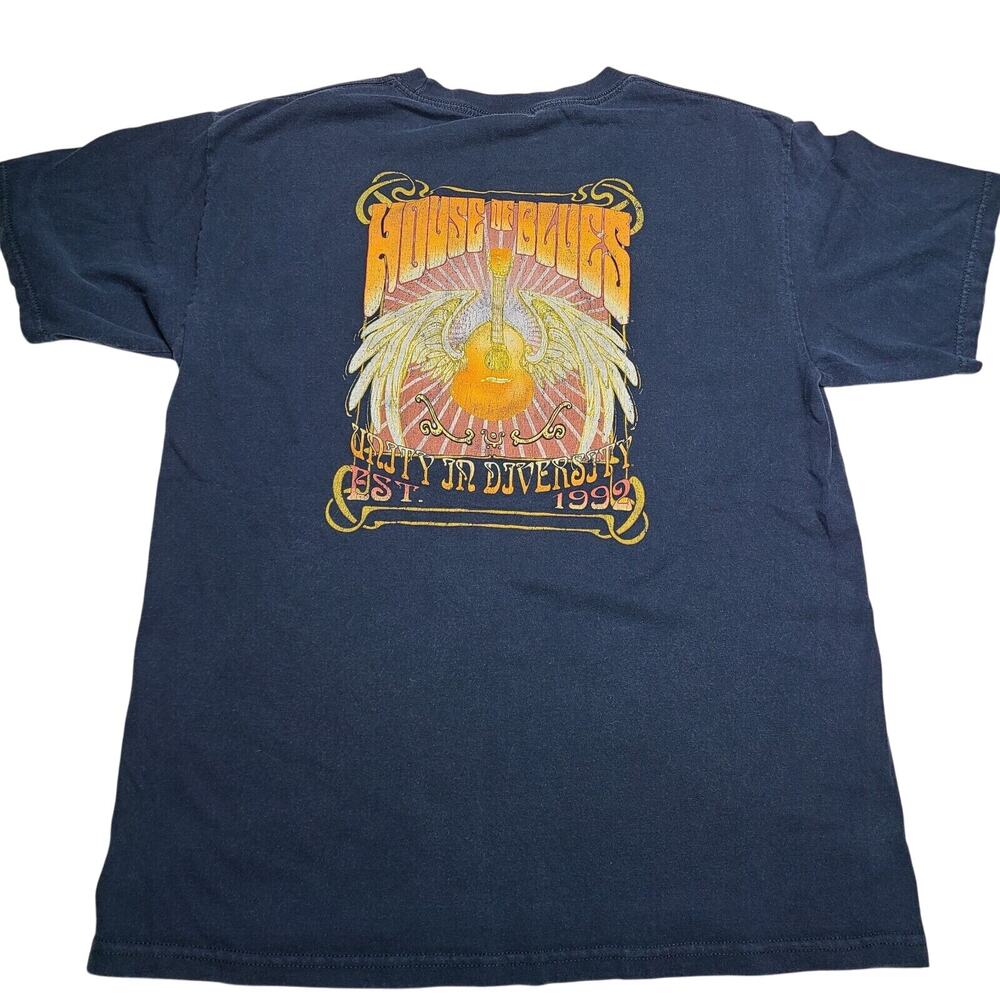 Vintage House Of Blues Myrtle Beach Florida T-Shirt Size Large Concert Venue 90s